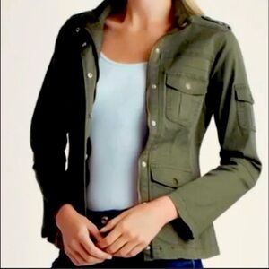 KENSIE WOMENS OLIVE GREEN UTILITY FIELD JACKET, MEDIUM, LIKE NEW